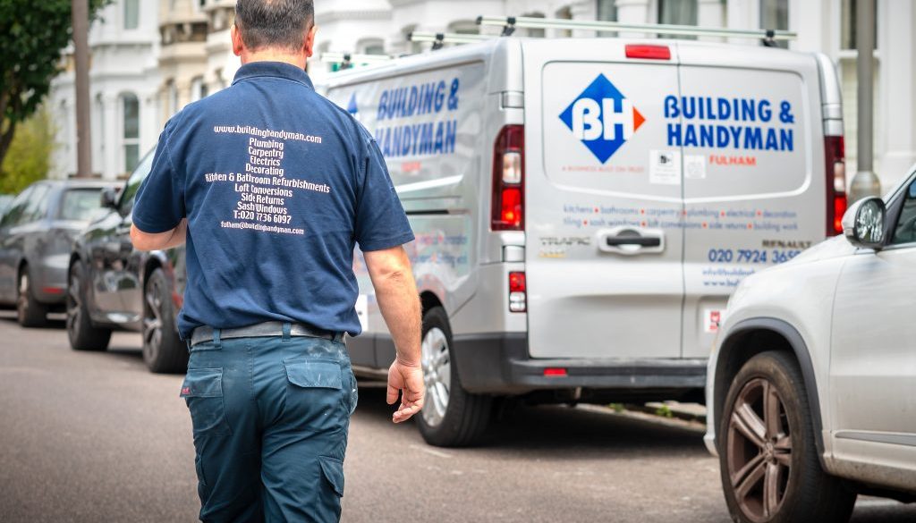 Building Handyman van